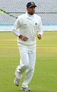 VVS Laxman jogs after the match, Punjab v Hyderabad, Ranji Trophy Super League, 2nd round, Mohali, 4th day, November 18, 2007