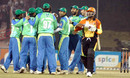 Brian Lara walks after being dismissed for a first-ball duck, Mumbai Champs v Hyderabad Heroes, Indian Cricket League, December 1, 2007