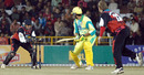 Daryl Tuffey is stumped by Deep Dasgupta off the bowling off Darren Maddy, Chandigarh Lions v Kolkata Tigers, Indian Cricket League, December 2, 2007