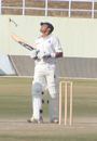 Aakash Chopra shows his relief after reaching a century, Himachal Pradesh v Delhi, Ranji Trophy Super League, 4th round, 3rd day, Dharamsala, December 3, 2007