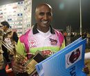 T Kumaran was adjuged Man of the Match for his splendid six-wicket haul, Chennai Superstars v Mumbai Champs, Indian Cricket League, December 3, 2007