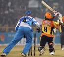 Brian Lara was dismissed cheaply, Delhi Jets v Mumbai Champs, 8th match, Indian Cricket League, Panchkula, December 7, 2007