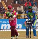 Ian Harvey plays one to the leg side, Chennai Superstars v Hyderabad Heroes, 11th match, Indian Cricket League, Panchkula, December 9, 2007