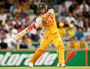 Andrew Symonds readies to bludgeon the ball through the off side, Australia v New Zealand, Twenty20 International, Perth, December 11, 2007 