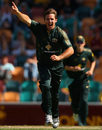 Brad Hogg's three wickets hastened New Zealand's defeat, Australia v New Zealand, 3rd ODI, Hobart, December 20, 2007