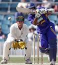 Tillakaratne Dilshan guided the Sri Lankans to victory, Prime Minister's XI v Sri Lankans, Tour match, Canberra, January 30, 2008