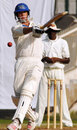 Gerrie Snyman pulls on his way to a double hundred, Kenya v Namibia, Intercontinental Cup, Sharjah, January 31, 2008