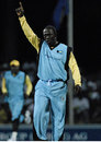 Lee Melville celebrates after dismissing Shawn Findlay, Bahamas v Jamaica, Stanford 20/20, 10th match, Antigua, February 6, 2008