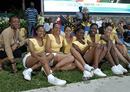 The Stanford 20/20 dancers take a break, Antigua and Barbuda v United States Virgin Islands, Stanford 20/20, 12th match, Coolidge, February 9, 2008
