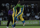 Keon Peters picked up two wickets, St Vincent and the Grenadines v Trinidad & Tobago, quarter-finals, Stanford 20/20, Antigua, February 13, 2008