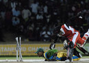 Lyndon James runs out Denesh Ramdin, St Vincent and the Grenadines v Trinidad & Tobago, quarter-finals, Stanford 20/20, Antigua, February 13, 2008
