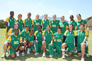 The victorious South African side that needed only four balls to finish the game, South Africa Women v Bermuda Women, ICC Women's World Cup Qualifier, Stellenbosch, February 18, 2008