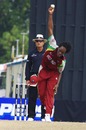 Steven Jacobs turns his arm over, India Under-19s v West Indies Under-19s, Under-19 World Cup, Kuala Lumpur, February 22, 2008 
