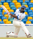 Jason Haynes sweeps on his way to 92, Leeward Islands v Barbados, Carib Beer Series, Montserrat,  March 3, 2008