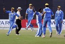 The BCB XI players are thrilled after pulling off a tie against the South Africans, Bangladesh Cricket Board XI v South Africans, one-day tour match, Chittagong, March 7, 2008 
