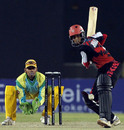 Abhishek Jhunjhunwala steps out against the spinners, Chandigarh Lions v Kolkata Tigers, Indian Cricket League, Gurgaon, March 26, 2008
