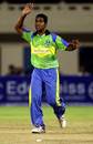 Alfred Absolem celebrates his second wicket, Chandigarh Lions v Hyderabad Heroes, Indian Cricket League, Hyderabad, March 29, 2008