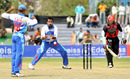 Jai Prakash Yadav collects a throw while Marvan Atapattu looks on, Delhi Giants v Kolkata Tigers, Indian Cricket League, Gurgaon, March 30, 2008