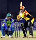 Raviraj Patel gave the Mumbai Champs hope with a 27-ball 51, Hyderabad Heroes v Mumbai Champs, Indian Cricket League, Hyderabad, March 31, 2008 
