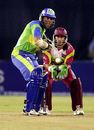 Nicky Boje prepares to play a shot during his 38-ball 47, Hyderabad Heroes v Chennai Superstars, 1st semi-final, Indian Cricket League, Hyderabad, April 2, 2008 