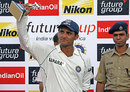 Sourav Ganguly was the Man of the Match for his 87 in the first innings, India v South Africa, 3rd Test, Kanpur, 3rd day, April 13, 2008
