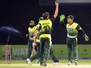 Pakistan celebrate another run out against Bangladesh, Pakistan v Bangladesh, 3rd ODI, Lahore, April 13, 2008