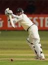 Owais Shah plays with a flourish through square leg, Leicestershire v Middlesex, Grace Road, April 16, 2008
