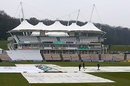A dismal early season scene at The Rose Bowl, Hampshire v Sussex, Southampton, April 19, 2008