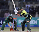 Shahid Afridi lines up to wallop the ball, Pakistan v Bangladesh, only Twenty20 international, Karachi, April 20, 2008 