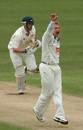 Gareth Andrew appeals against Jacques du Toit, Worcestershire v Leicestershire, County Championship, New Road, April 25, 2008