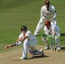 Boeta Dippenaar sweeps the ball past Northamptonshire wicketkeeper Niall O'Brien, Leicestershire v Northamptonshire, County Championship Division Two, Grace Road

