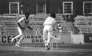 Michael Holding sends Alan Knott's middle stump cartwheeling, England v West Indies, 5th Test, The Oval, 4th day, August 17, 1976