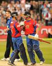 Graham Napier celebrates passing 150, Essex v Sussex, Twenty20 Cup, Chelmsford, June 24, 2008