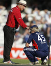 A disconsolate Luke Wright had bowled a tight final over, England v New Zealand, 4th ODI, The Oval, June 25, 2008