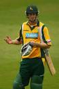 Adam Voges looks bemused after getting away with a run out, Nottinghamshire v Yorkshire, Twenty Cup, Trent Bridge, June 27, 2008