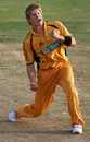 Shane Watson punctuates a wicket, West Indies v Australia, 2nd ODI, Grenada, June 27, 2008
