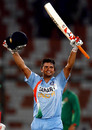 Suresh Raina soaks in his second ODI hundred, Bangladesh v India, Super Four, Asia Cup, Karachi, June 28, 2008 