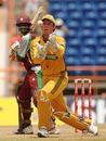 Luke Ronchi completes a chance on the second grab to remove Shivnarine Chanderpaul, West Indies v Australia, 3rd ODI, Grenada, June 29, 2008