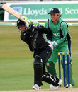 James Marshall drives on his way to a hundred, Ireland v New Zealand,  Aberdeen, July 1, 2008