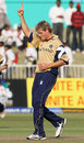 Dewald Nel celebrates the wicket of Yasir Arafat, Pakistan v Scotland, Group D, ICC World Twenty20, Durban, September 12, 2007