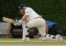 Will Smith sweeps on his way to his maiden double hundred, Surrey v Durham, Guildford, July 18, 2008