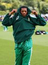 Makhaya Ntini readies for action, PCA Masters XI v South Africans, Wormsley, August 13, 2008