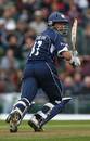 Gavin Hamilton works the ball through the leg side, Scotland v England, The Grange, Edinburgh, August 18, 2008