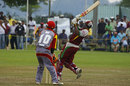 Xavier Marshall hits one of 12 sixes in his innings, Canada v West Indies, Tri-Series, 3rd match, King City, August 22, 2008 