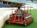 A super soaker in action, India A v Australia A, Hyderabad, September 10, 2008  