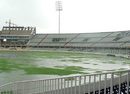 Rains continue to lash the Rajiv Gandhi International Stadium, India A v Australia A, Hyderabad, September 10, 2008  