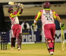 G Vignesh aims for maximum, Chennai Superstars v Dhaka Warriors, 2nd match, ICL, Hyderabad, October 11, 2008