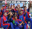 Afghanistan celebrate their Division 3 victory, Afghanistan v Hong Kong, World Cricket League Division 4, Dar Es Salaam, October 11, 2008