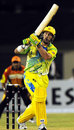Matthew Elliott slogs in his 32-ball 38, Chandigarh Lions v Mumbai Champs, Hyderabad, October 13, 2008 