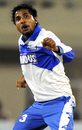 Ali Murtaza is pumped after bowling out Deep Dasgupta, Delhi Giants v Royal Bengal Tigers, Hyderabad, October 16, 2008
